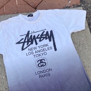 Vintage Early 2000’s Stussy Worldwide tee Sz L